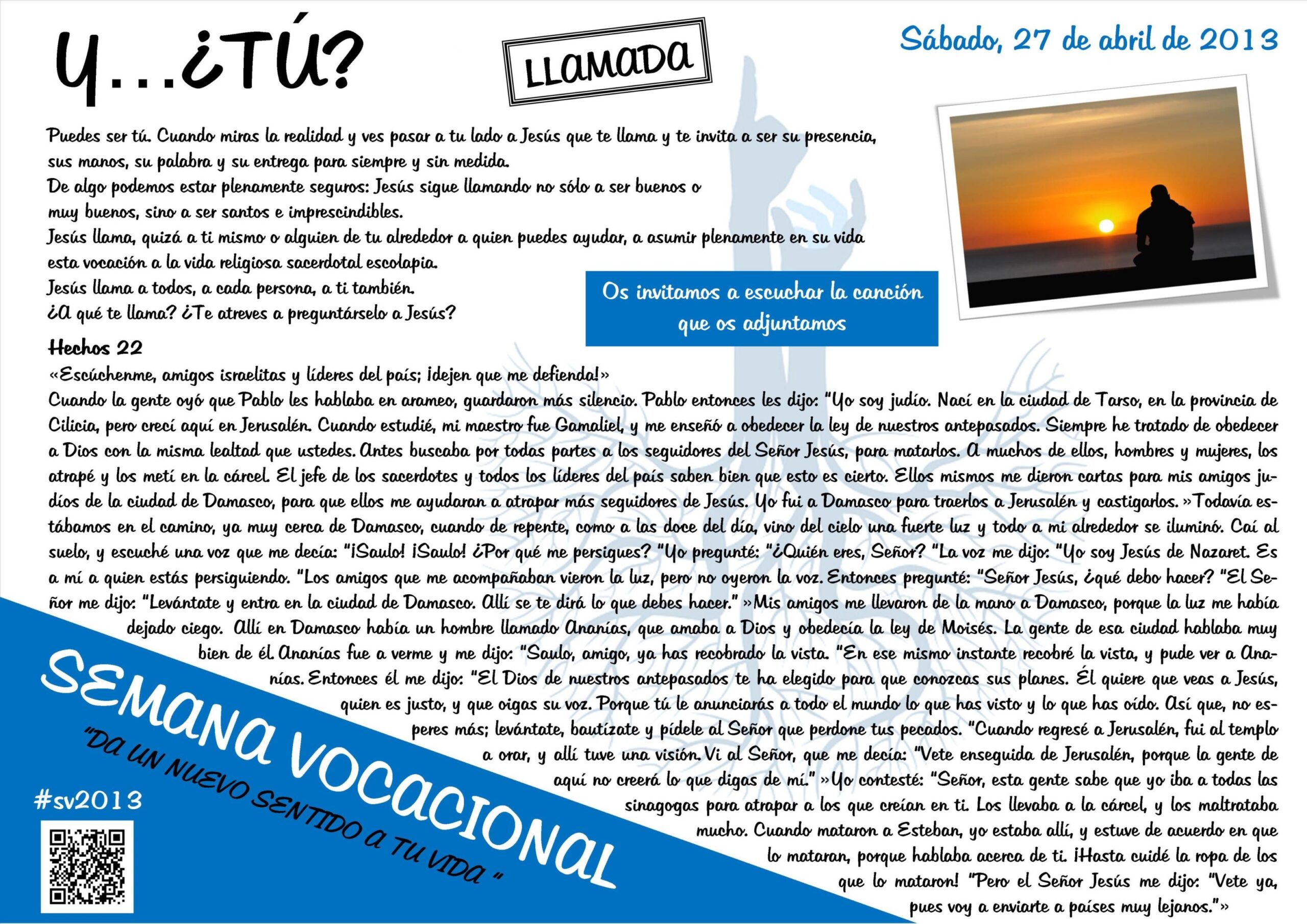 ¿Y si te llama a ti?
