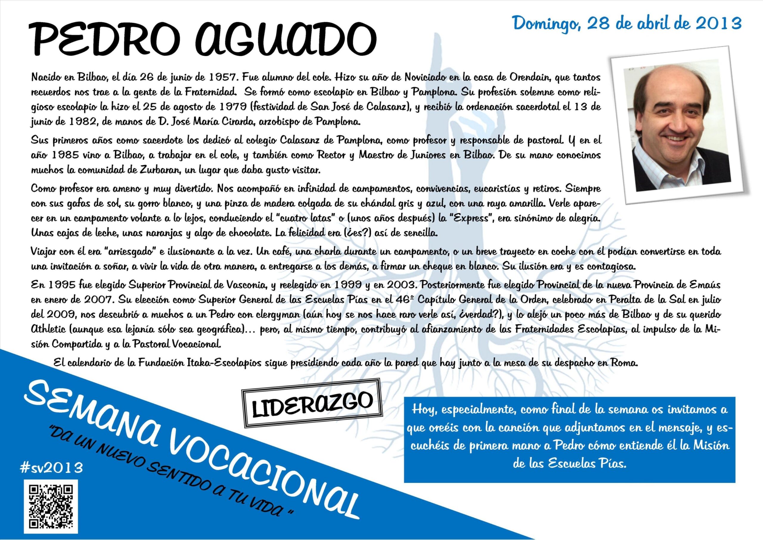 Acabamos estos días vocacionales… para reanudar cada día