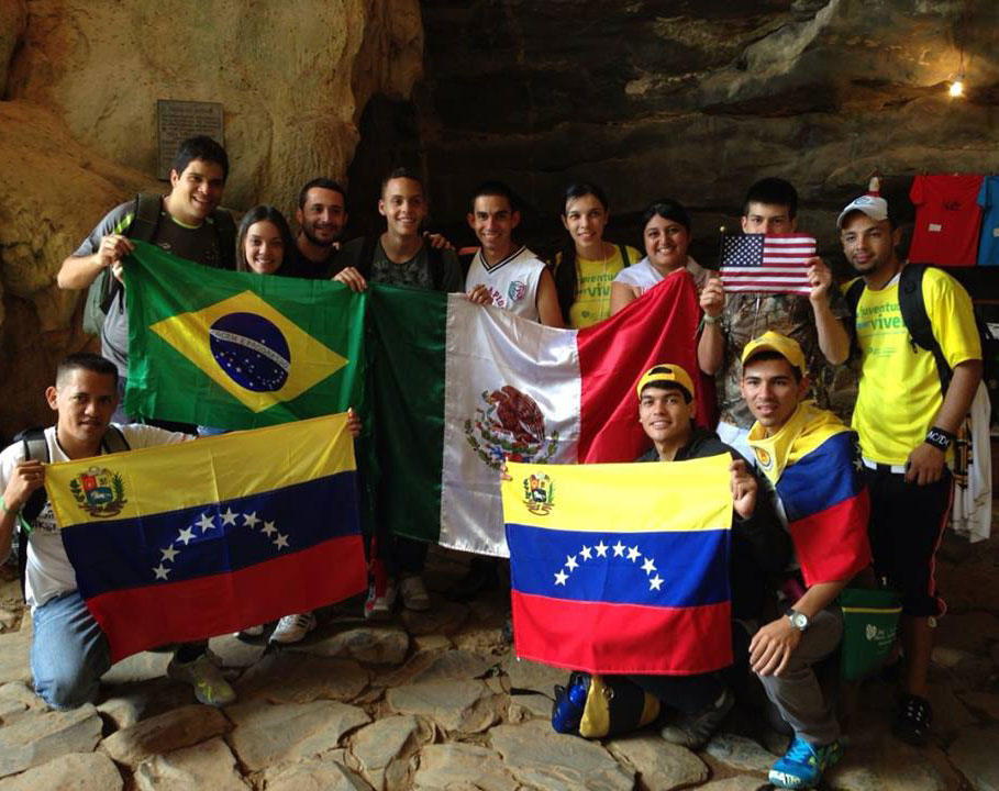 Reunión de jóvenes escolapios antes de la JMJ