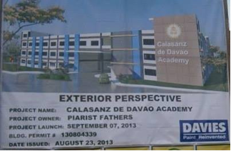 Comienza la construcción de la escuela de Davao (Filipinas)