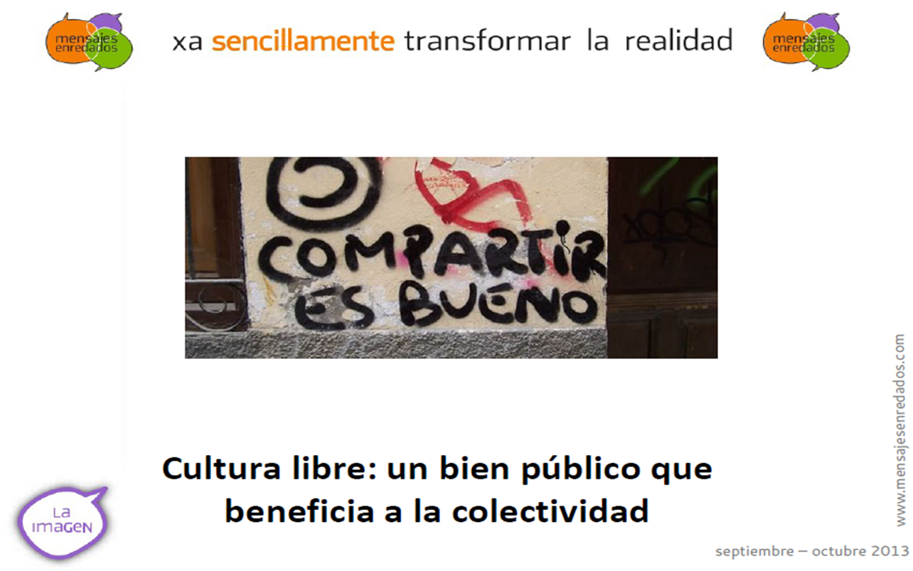 Cultura libre para el bien de la sociedad