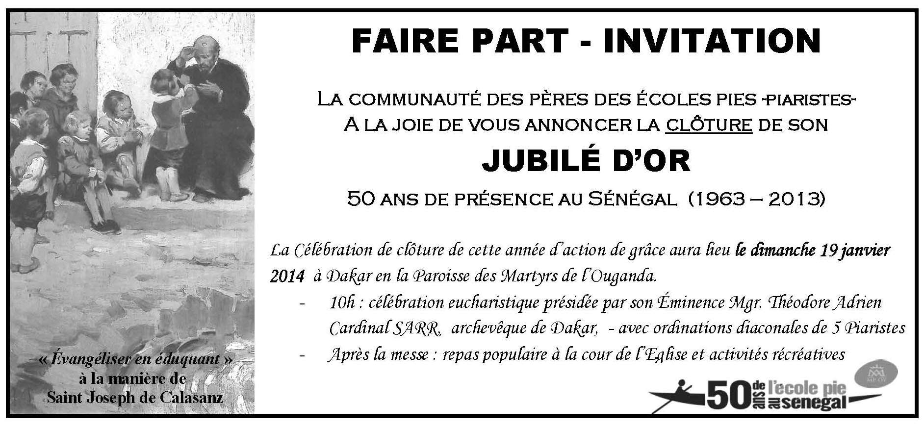 50 años escolapios en Senegal