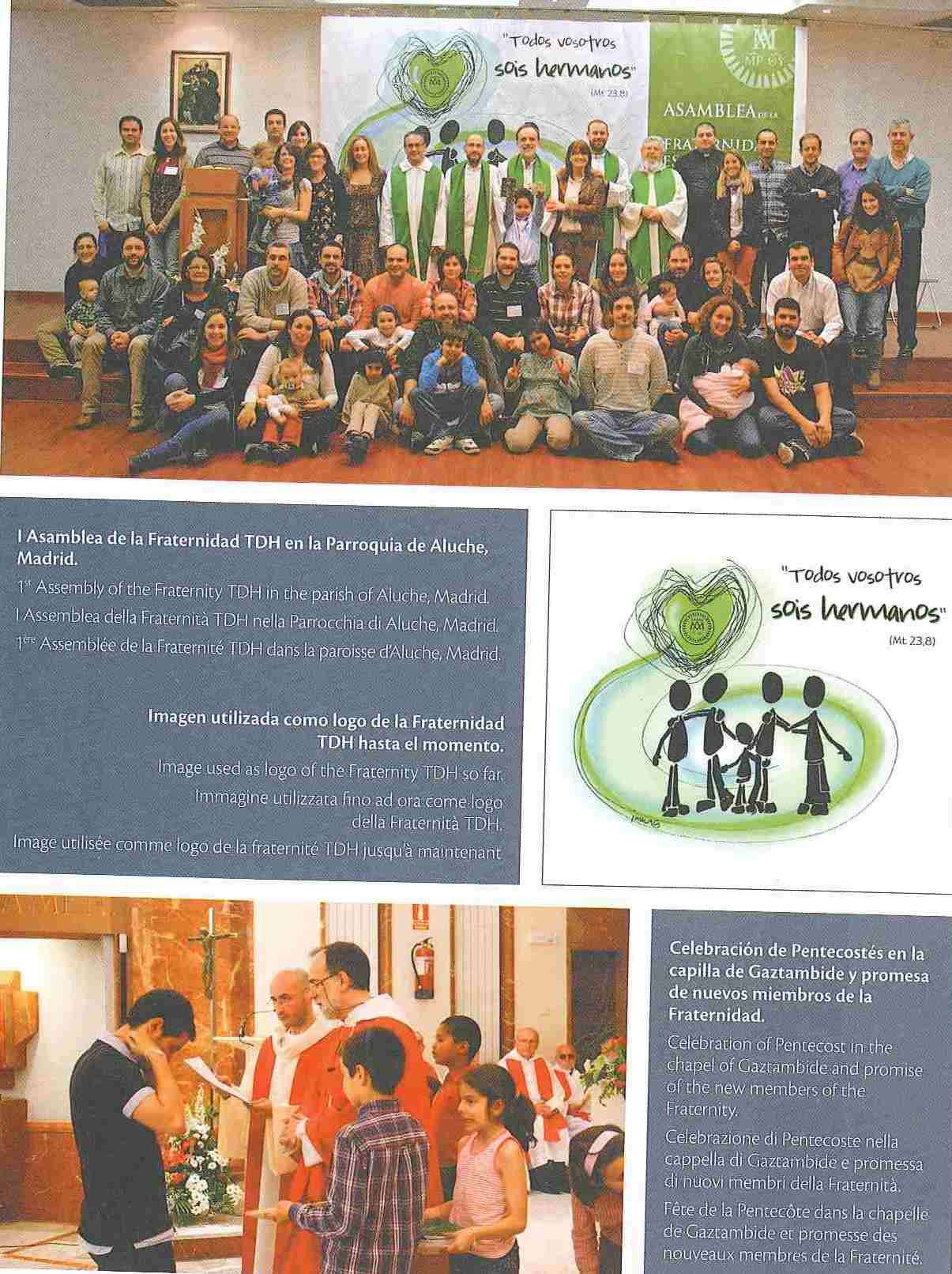 LAS FRATERNIDADES HOY EN EL ANUARIO 2014