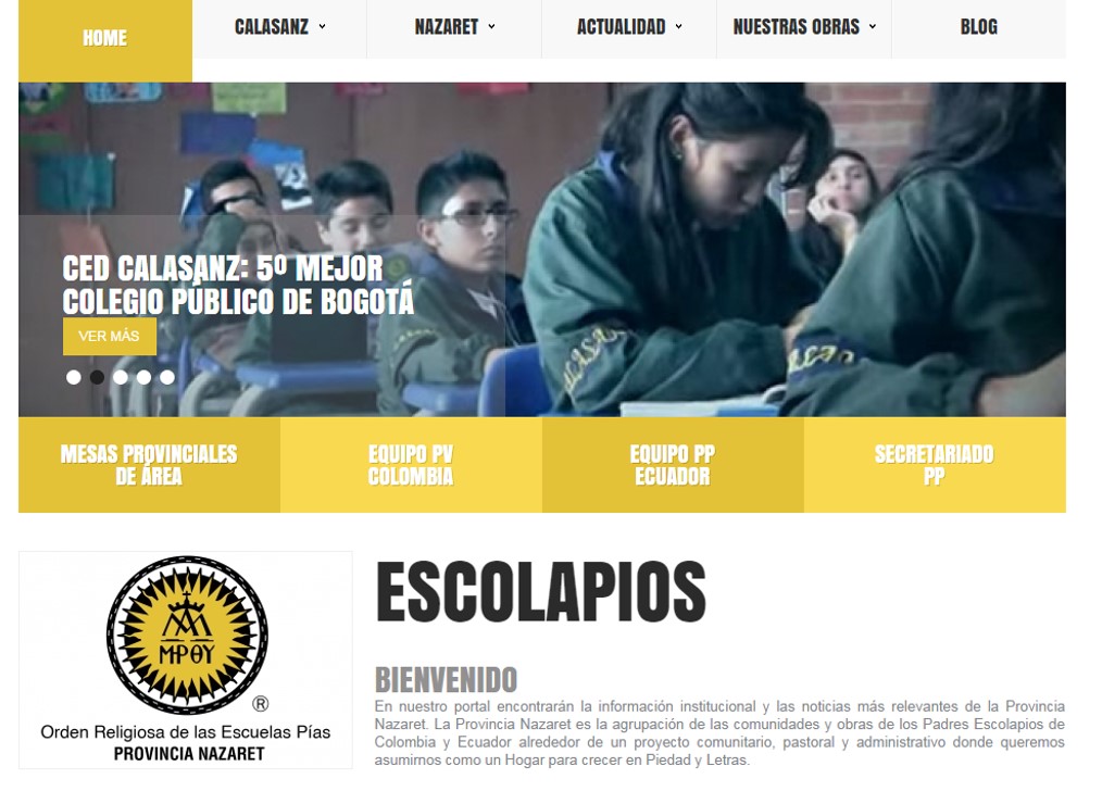 NUEVA WEB DE LA PROVINCIA NAZARET