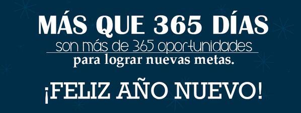 UN AÑO LLENO DE OPORTUNIDADES