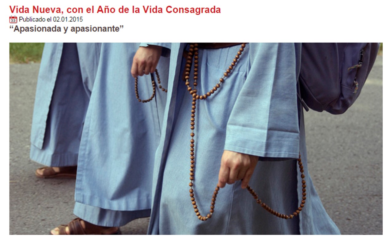 EN ESTE AÑO DE LA VIDA CONSAGRADA