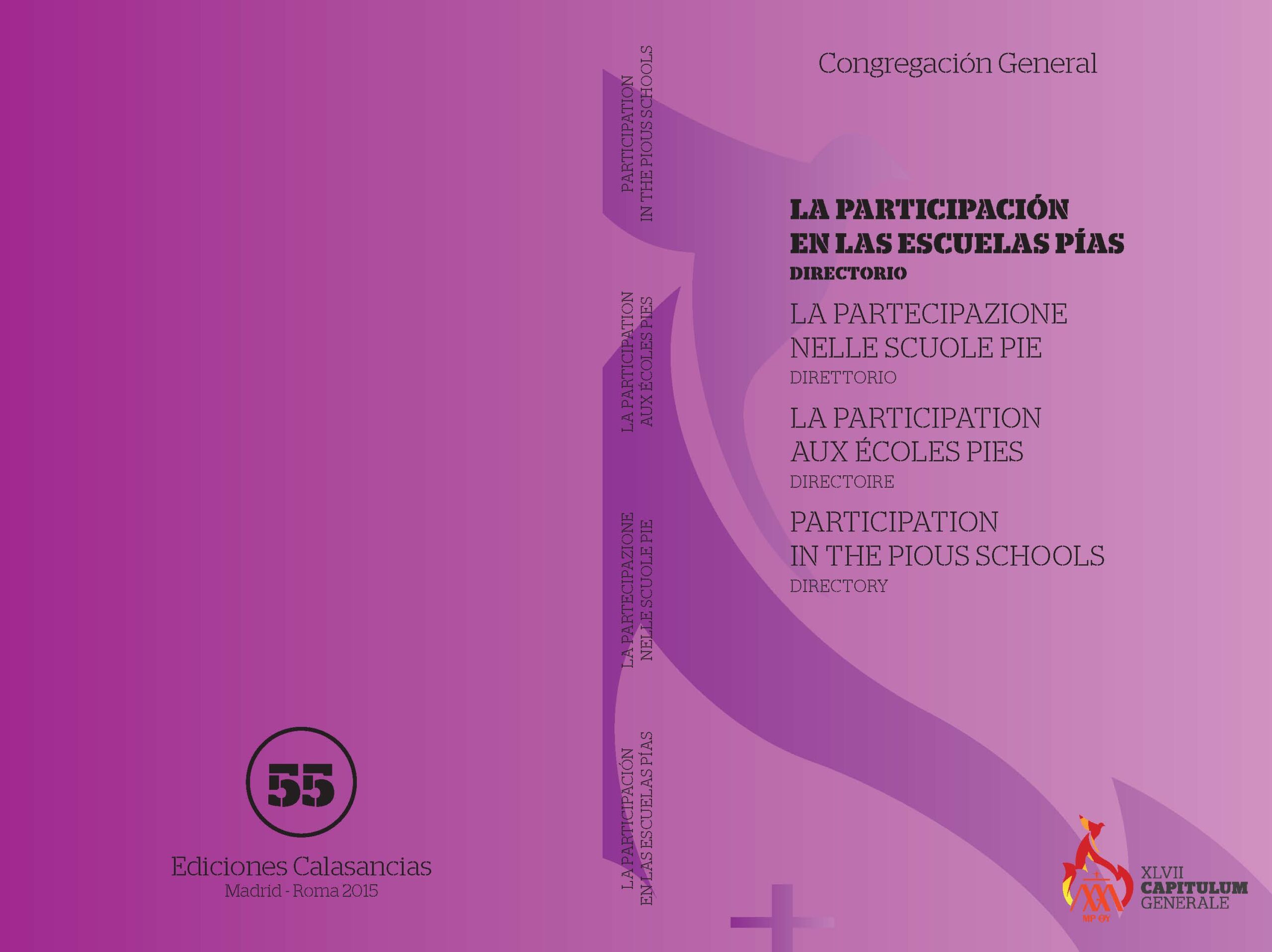 DIRECTORIO DE LA PARTICIPACIÓN EN LAS ESCUELAS PÍAS