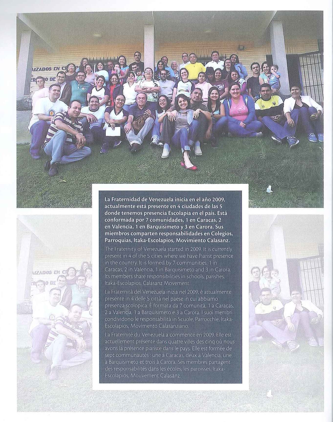 LA FRATERNIDAD EN EL ANUARIO 2015