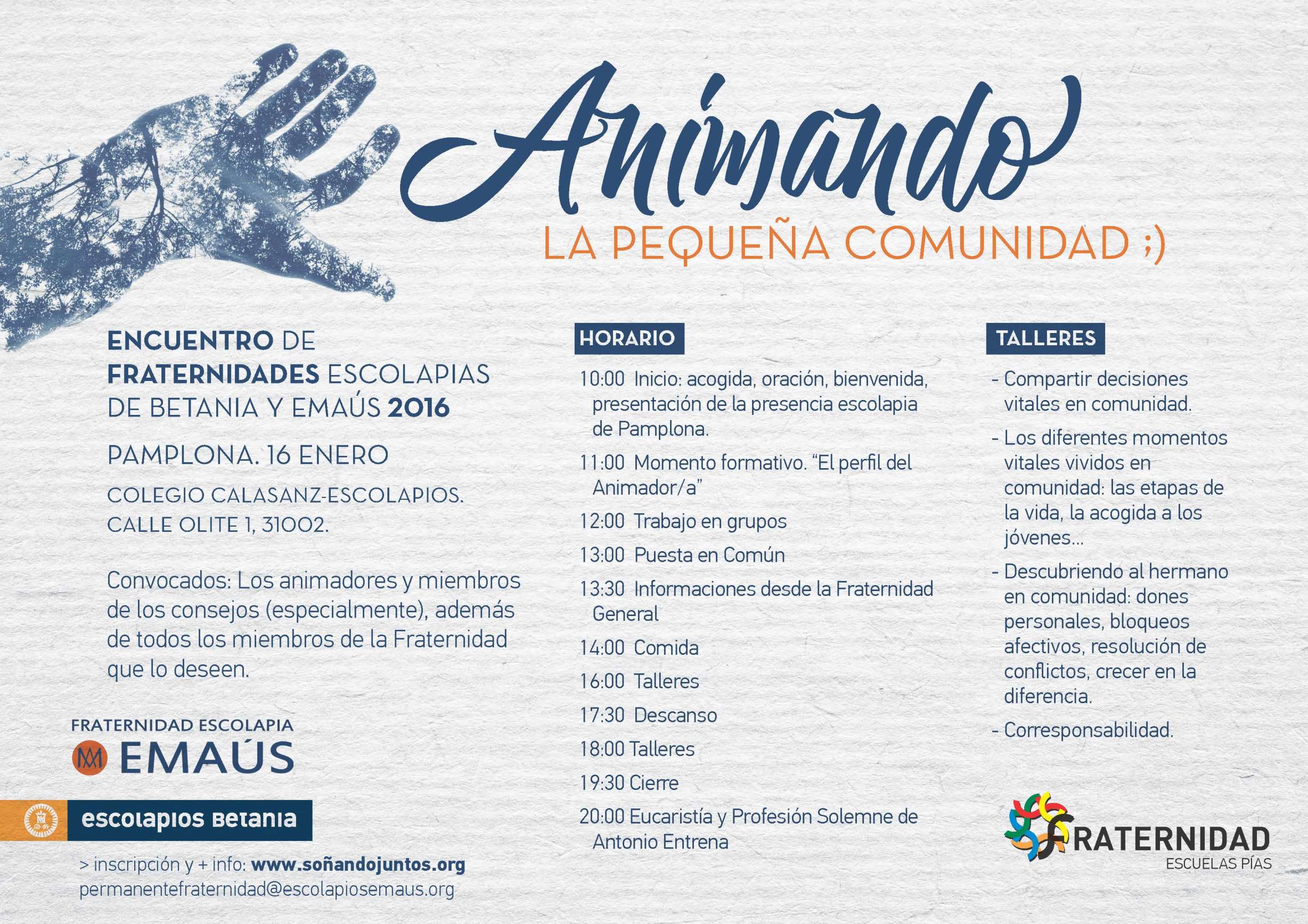 16 enero, ENCUENTRO DE FRATERNIDADES DE ESPAÑA