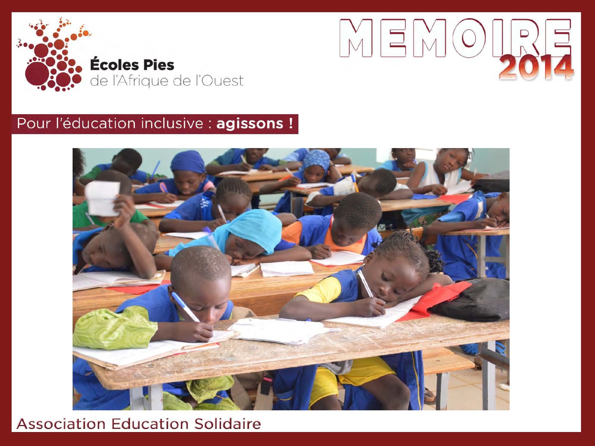 PRESENTACIÓN DE LAS ESCUELAS PÍAS DE ÁFRICA DEL OESTE