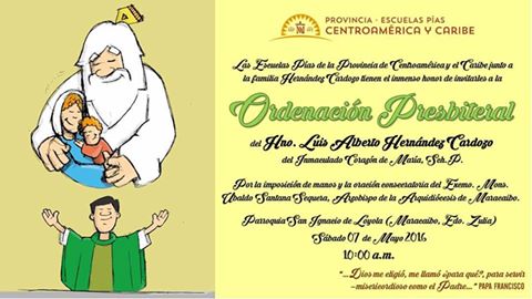 ORDENACIÓN SACERDOTAL EL 7 DE MAYO