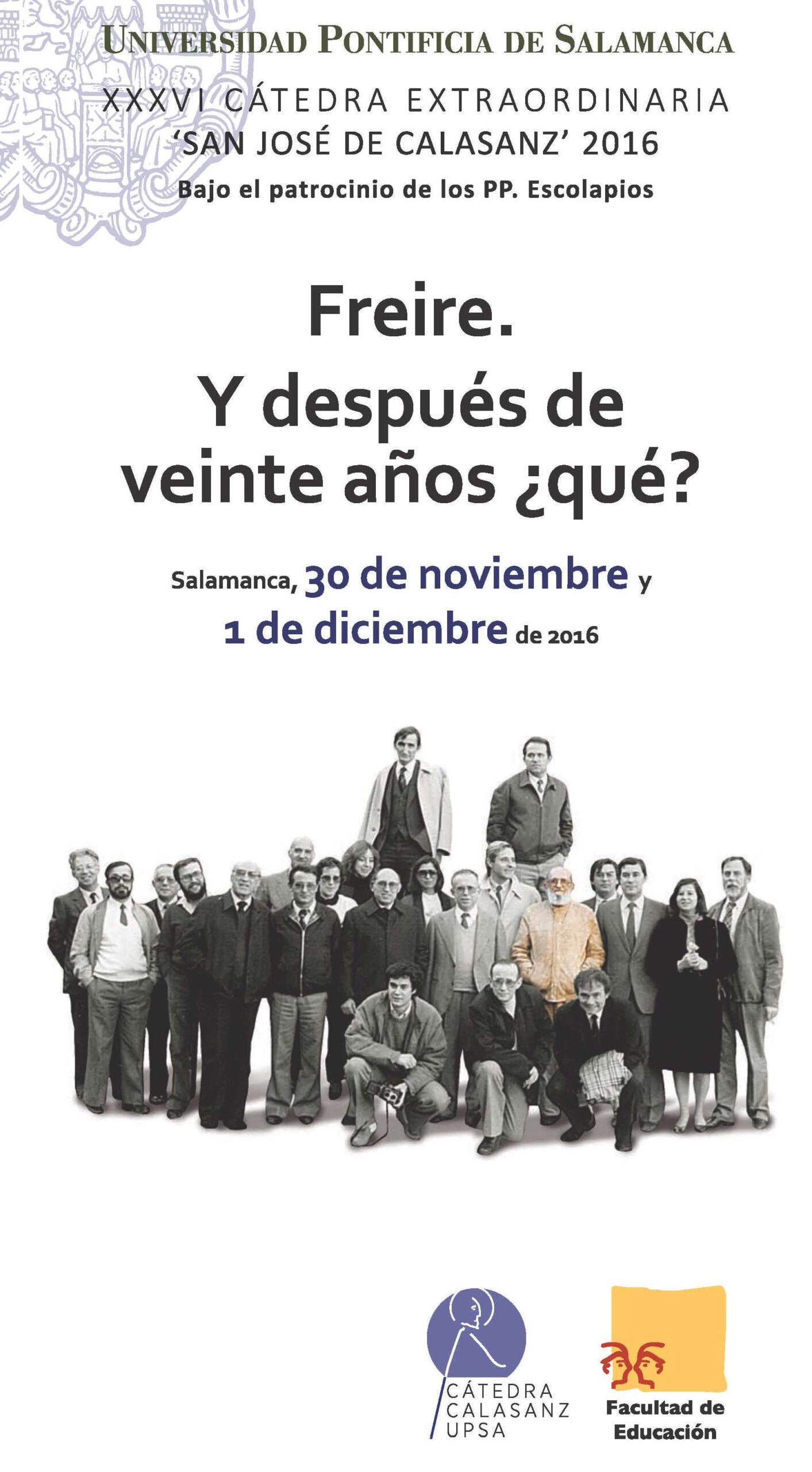 CÁTEDRA CALASANZ 2016
