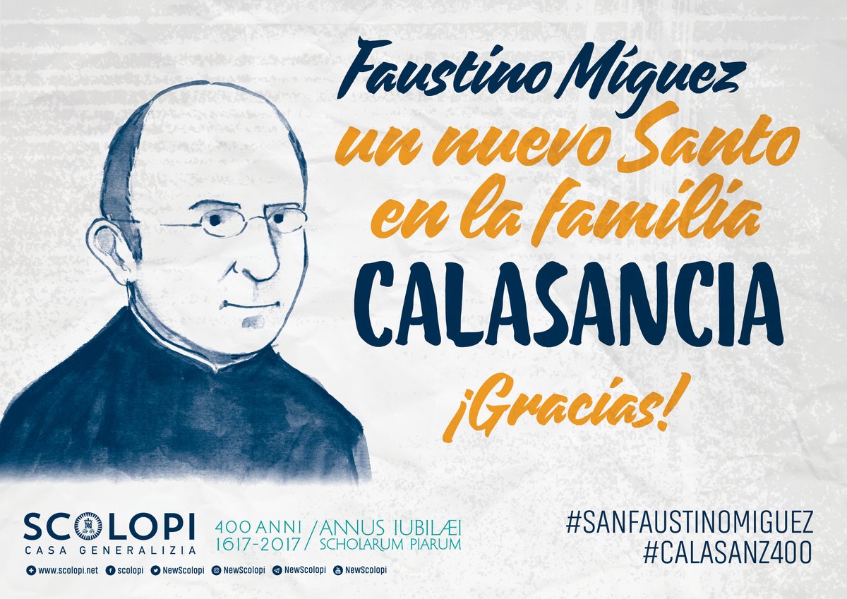 FAUSTINO MÍGUEZ, OTRO SANTO ESCOLAPIO