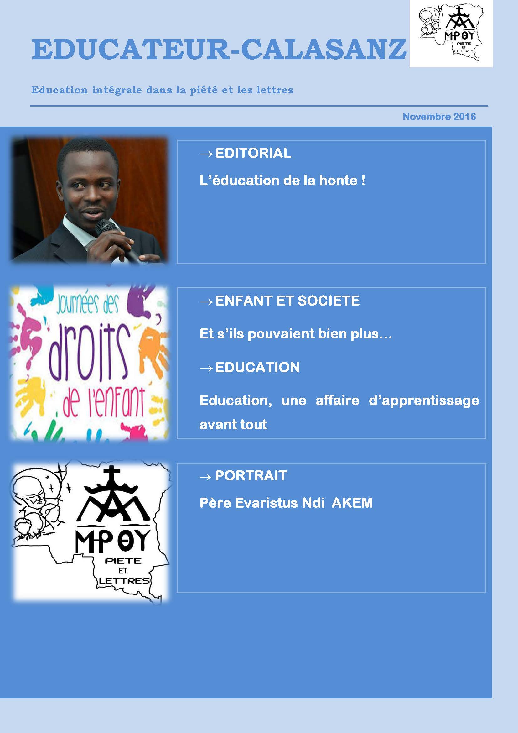 REVISTA ESCOLAPIA DE CONGO