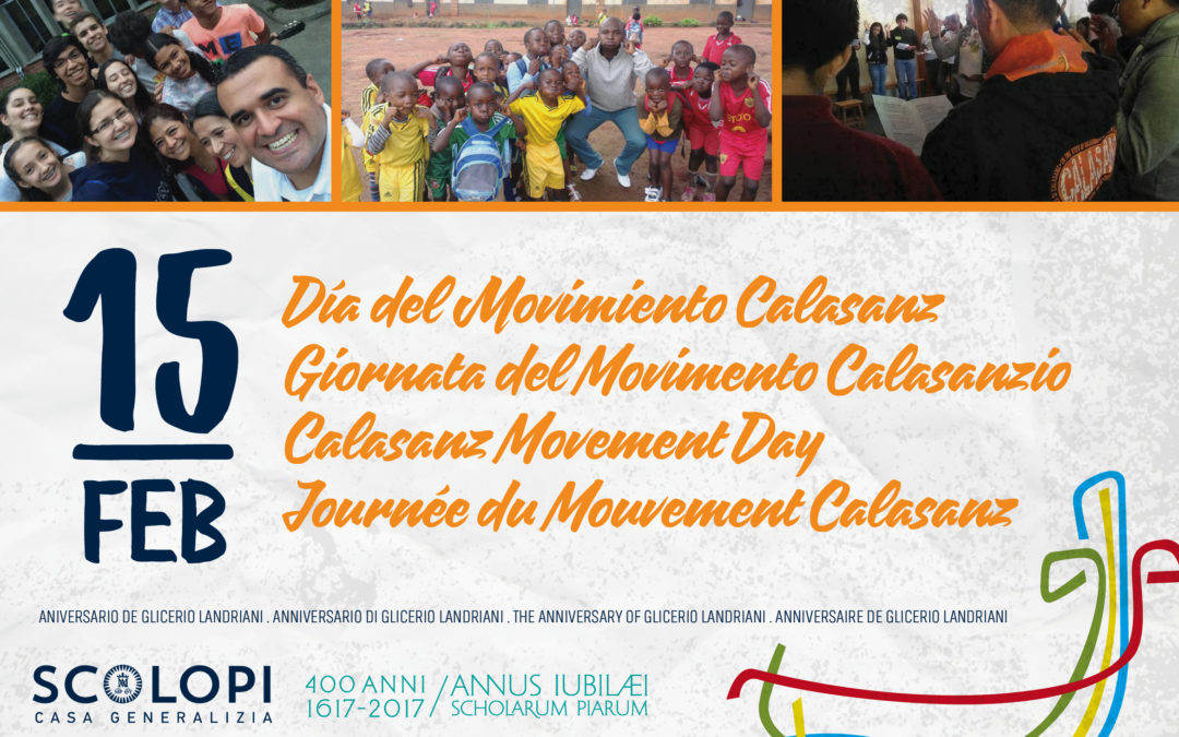 15 de febrero, DÍA DEL MOVIMIENTO CALASANZ