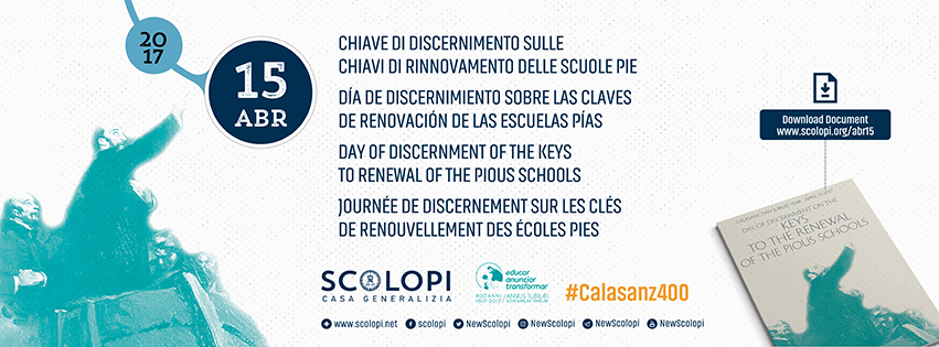 15 de abril, DÍA ESCOLAPIO