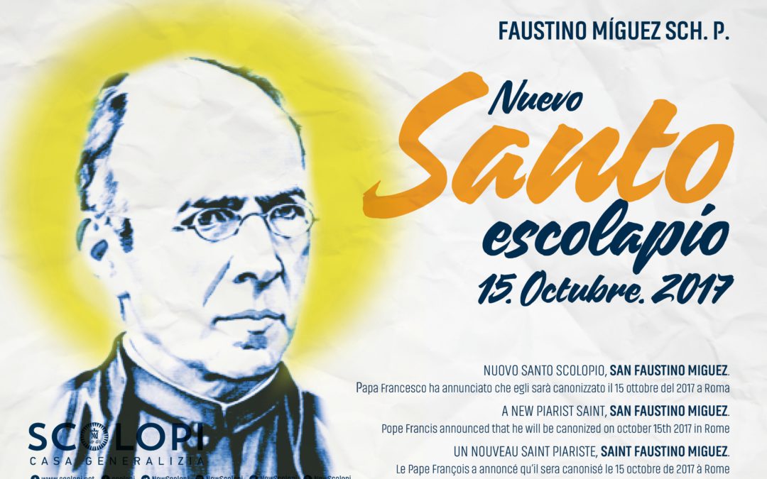 COMUNICADO DE LA CANONIZACIÓN DEL BEATO FAUSTINO MÍGUEZ