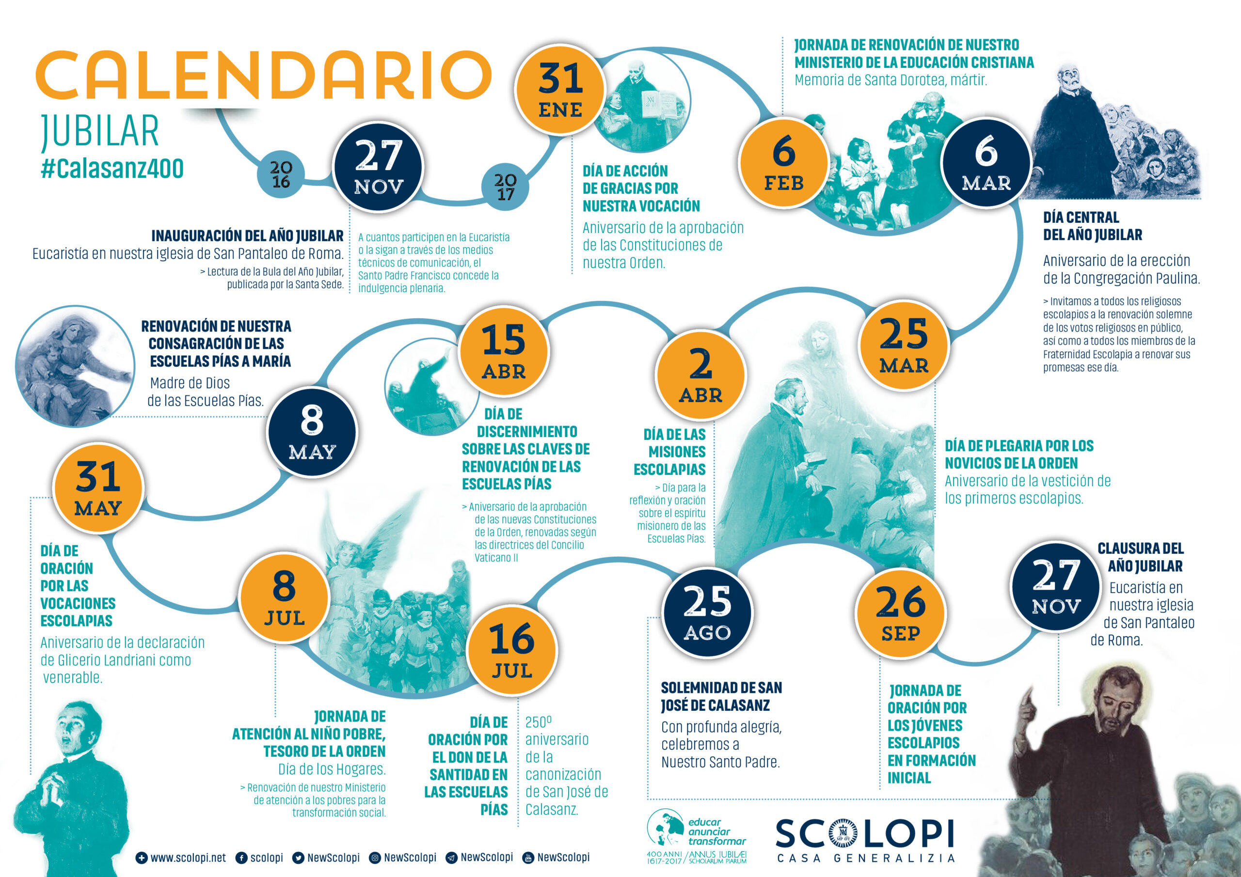 CASI EN EL ÚLTIMO MES DE ESTE AÑO JUBILAR ESCOLAPIO