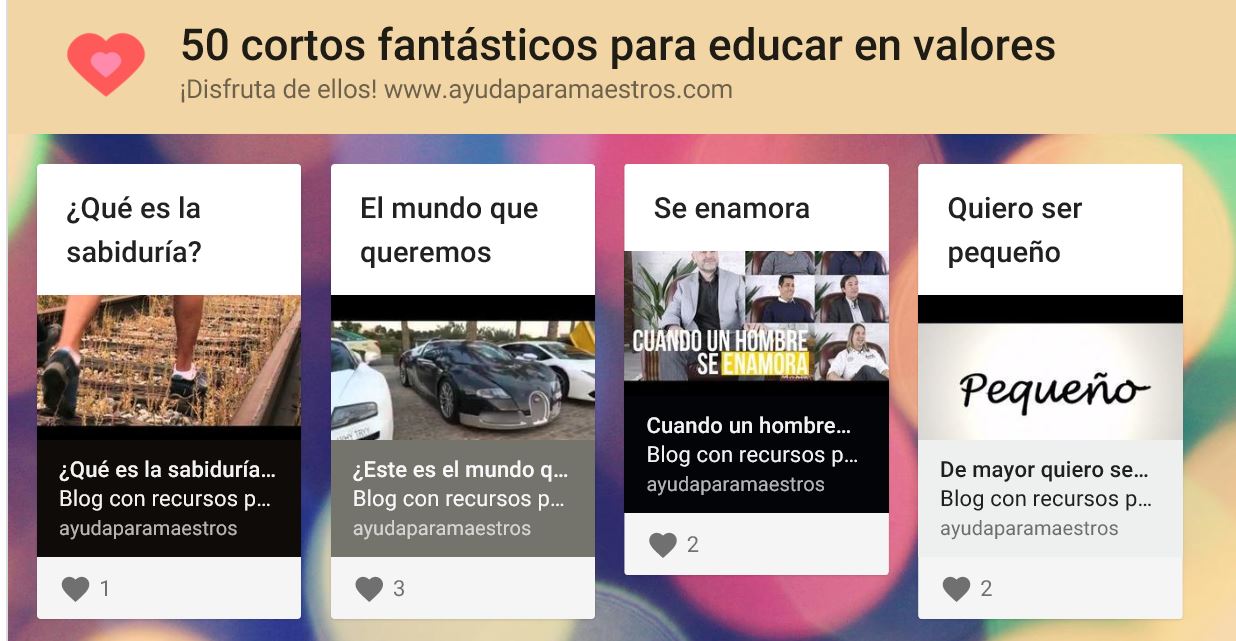 50 CORTOS PARA EDUCAR EN VALORES