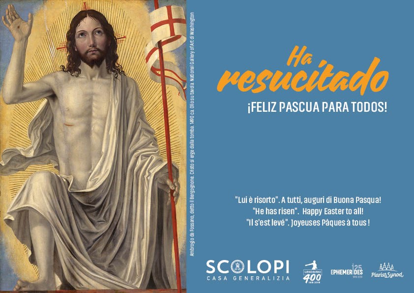 LA CONGREGACIÓN GENERAL NOS DESEA PAZ Y MISIÓN EN ESTA PASCUA