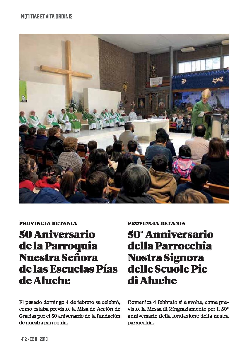 50 AÑOS DE LA PARROQUIA DE ALUCHE (MADRID)
