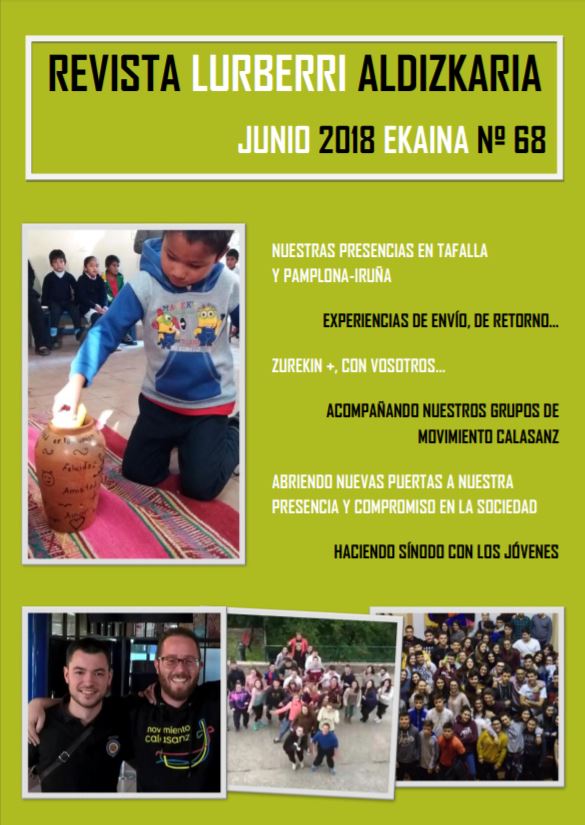 REVISTA LURBERRI DE LAS PRESENCIAS ESCOLAPIAS DE NAVARRA