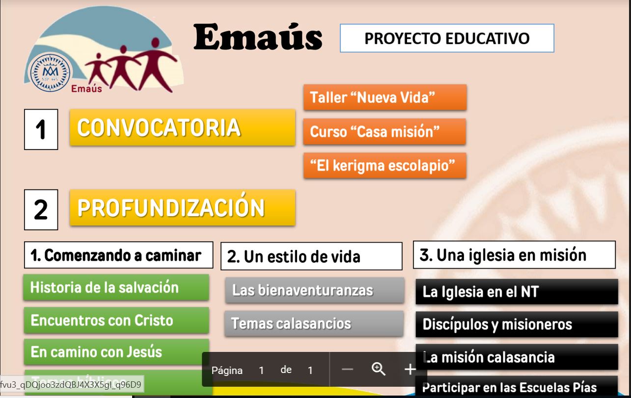 UNA PROPUESTA DE MOVIMIENTO CALASANZ PARA ADULTOS