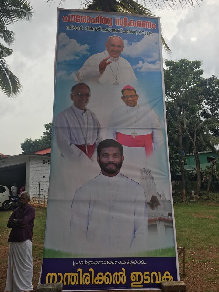 4 de agosto, ORDENACIÓN SACERDOTAL DE VINOD