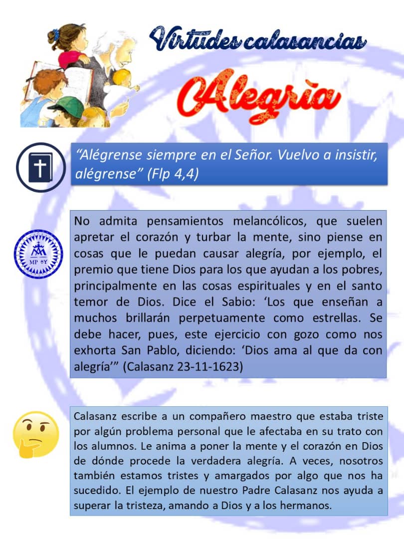 VIRTUDES ESCOLAPIAS