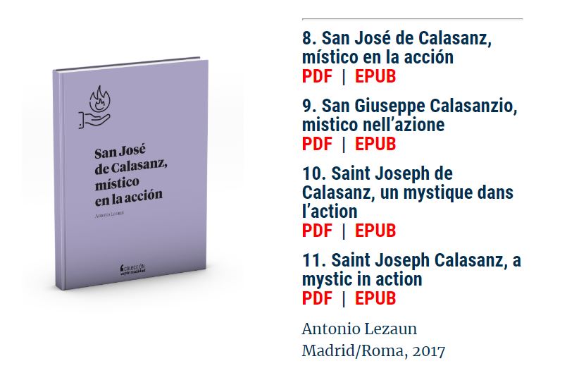 CALASANZ, MÍSTICO EN LA ACCIÓN