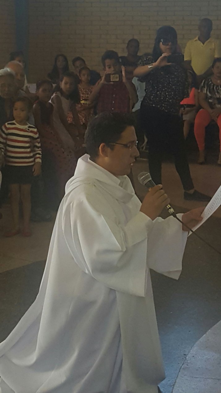 PROFESIÓN SOLEMNE DE JOSÉ LUIS COLMENAREZ EN VENEZUELA