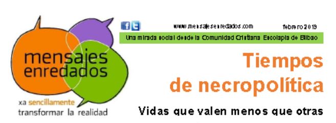 NUEVO MENSAJE ENREDADO SOBRE LAS POLÍTICAS ACTUALES DE MUERTE