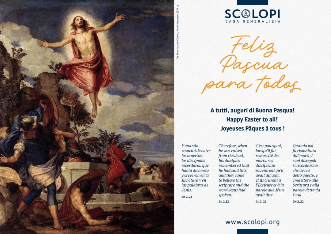 LA CONGREGACIÓN GENERAL NOS DESEA UNA FELIZ PASCUA