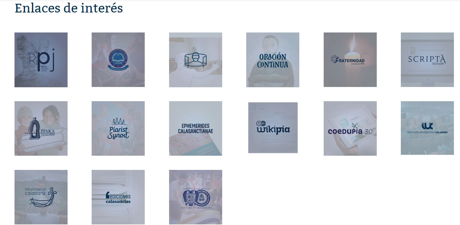 LINKS DE INTERESSE ESCOLAPIO