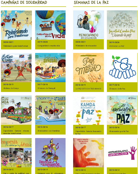 SEMANAS Y CAMPAÑAS EDUCATIVAS Y TRANSFORMADORAS
