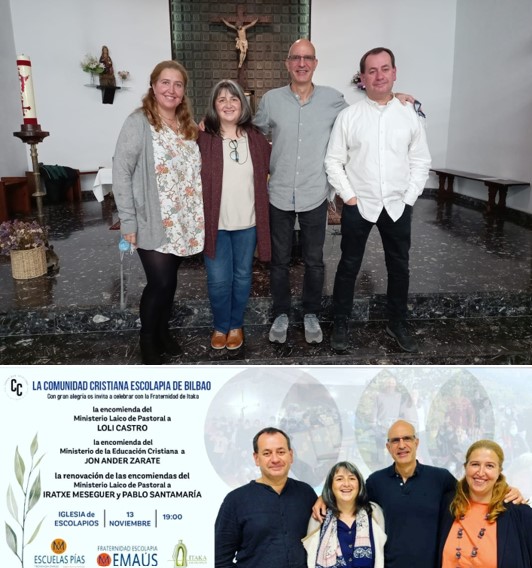CUATRO MINISTROS/AS LAICOS/AS EN BILBAO