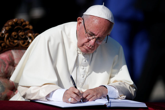 EL PAPA FRANCISCO… EN NUESTRO CAPÍTULO GENERAL
