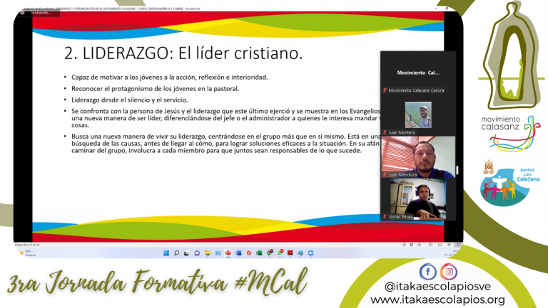FORMACIÓN PARA EDUCADORES DEL MOVIMIENTO CALASANZ