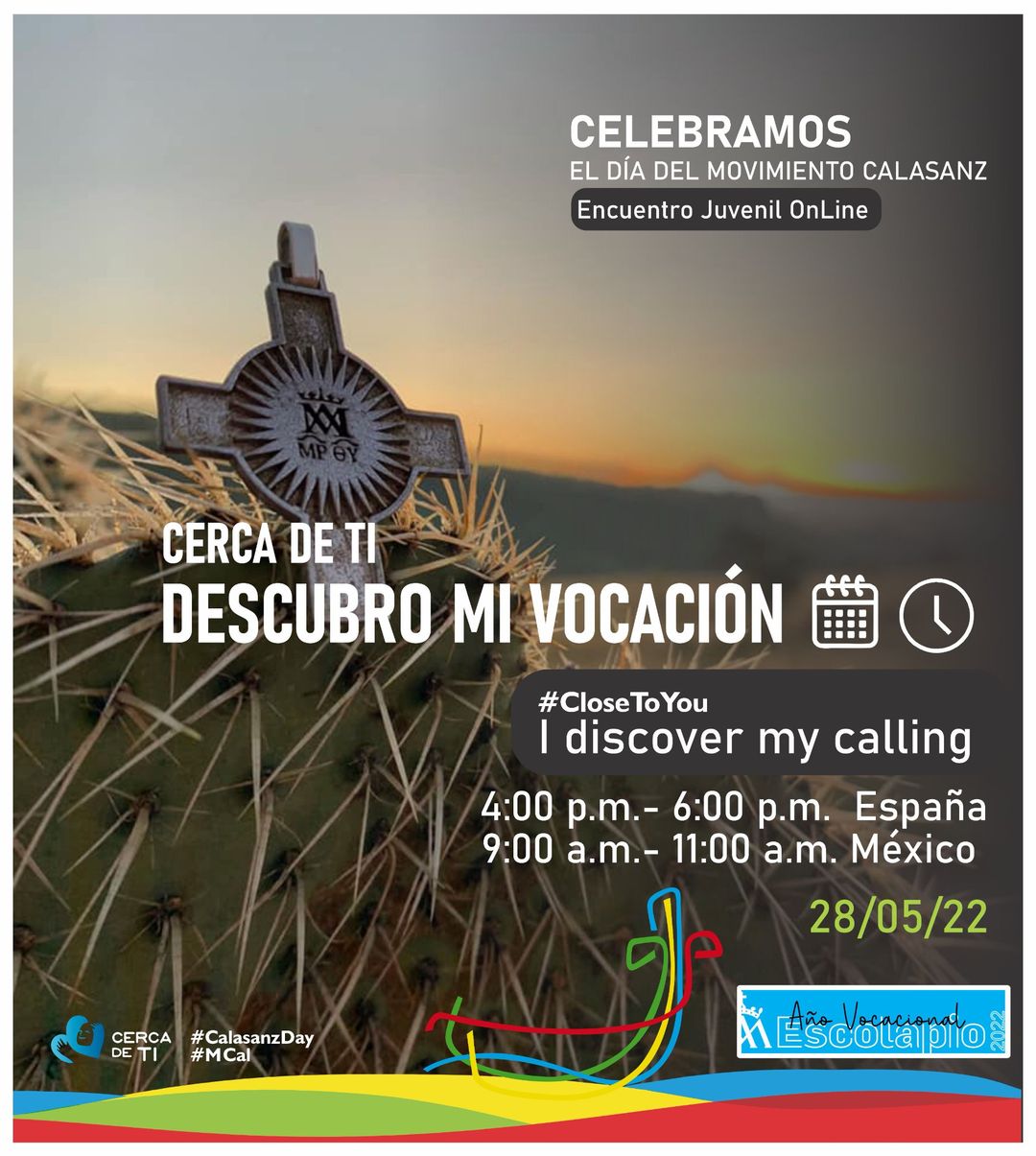 31 mayo, DÍA DEL MOVIMIENTO CALASANZ