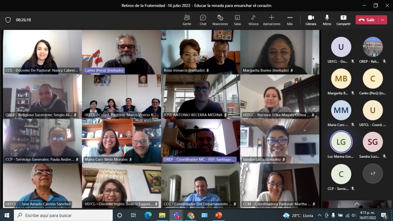 RETIRO ONLINE DE LA FRATERNIDAD DE NAZARET