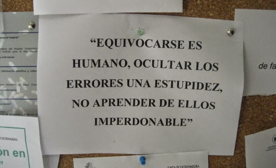 ES IMPORTANTE SUPERAR LAS EQUIVOCACIONES
