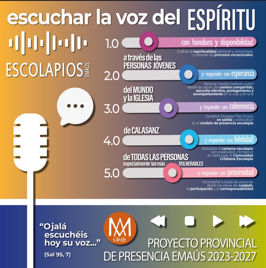 PROYECTO PROVINCIAL DE PRESENCIA ESCOLAPIA EN EMAÚS