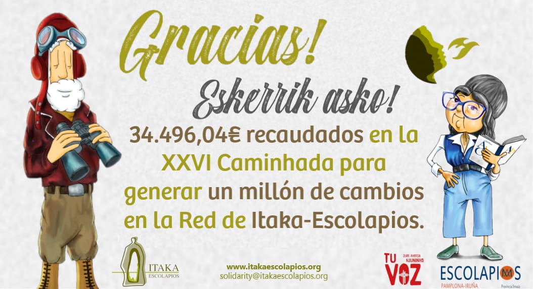 BALANCE DE LA 26 CAMINHADA… CON ITAKA – ESCOLAPIOS