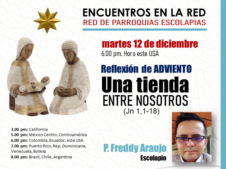 12 diciembre, NUEVO ENCUENTRO DE LA RED DE PARROQUIAS ESCOLAPIAS