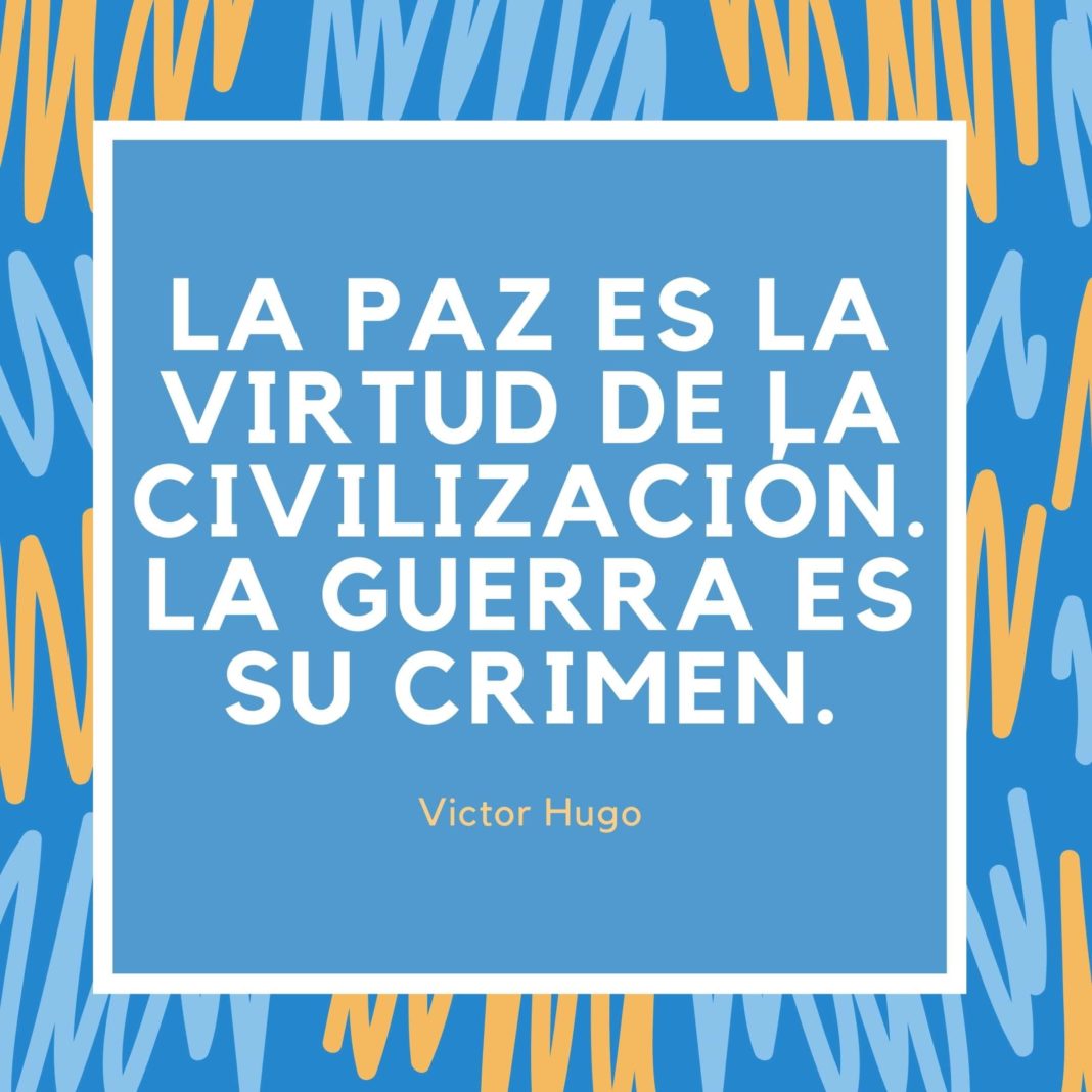 NECESITAMOS LA PAZ, BASADA EN LA JUSTICIA Y FRATERNIDAD