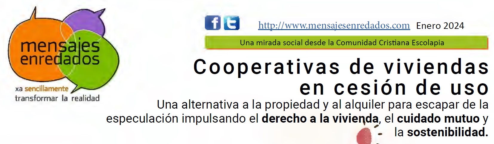 MENSAJE ENREDADO… SOBRE LAS COOPERATIVAS DE VIVIENDA