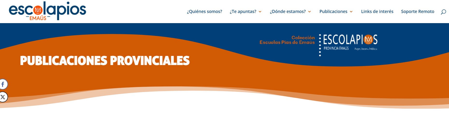 PUBLICACIONES Y REVISTAS DE LOS ESCOLAPIOS DE EMAÚS