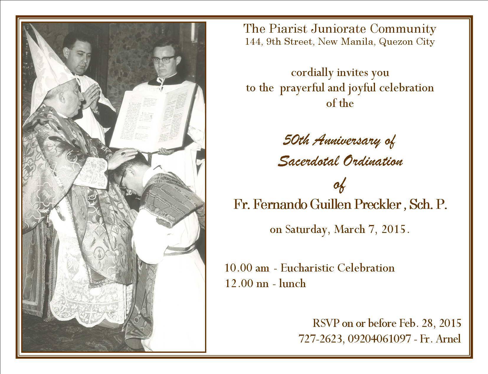 150307 Guillén, Fernando en su ordenación 1965