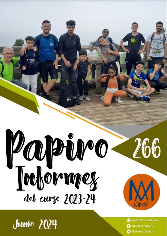 PAPIRO 266: INFORMES DE LA PRESENCIA ESCOLAPIA EN BILBAO