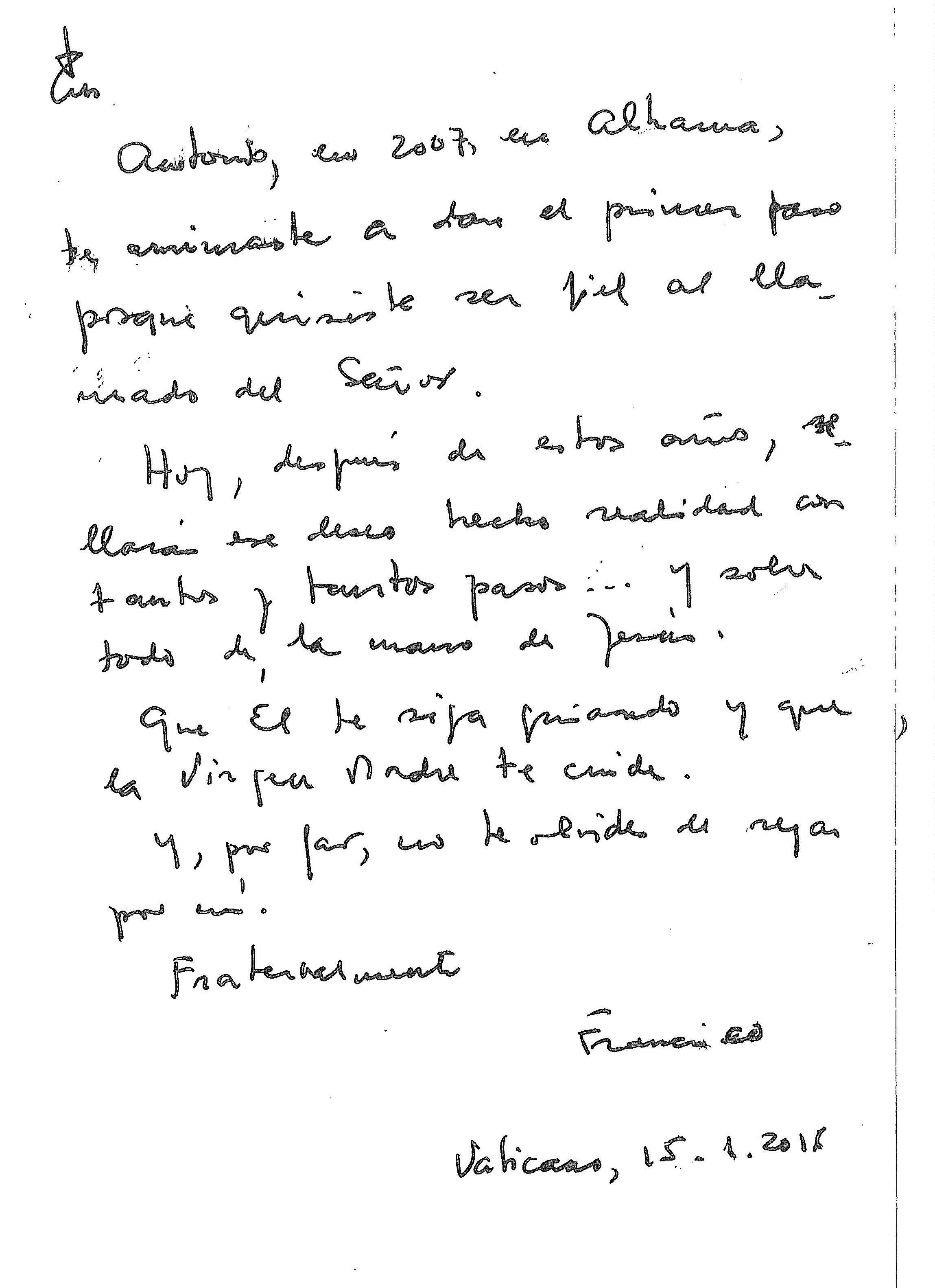 Entrena, Antonio 160161 del Papa Francisco